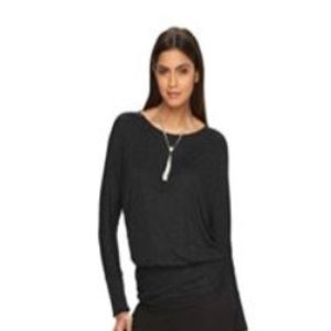 Jennifer Lopez Glitter Dolman Top